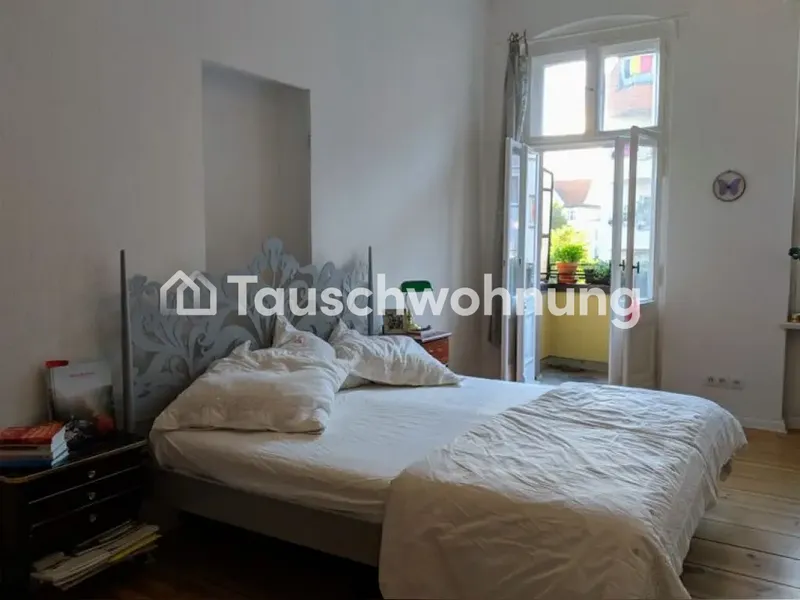 Tauschwohnung: 3-Zi. Altbau-Wohnung (114m2) nahe Rixdorf mit zwei Balkonen — photo 1